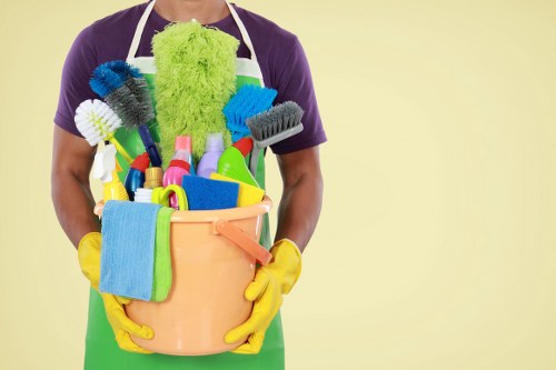 Professional cleaners in W8 servicing a stylish Kensington home