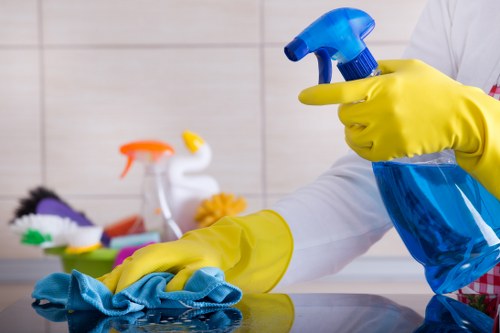 Cleaner in W8 providing professional home cleaning service