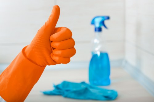 Stain removal service by a carpet cleaner in W8